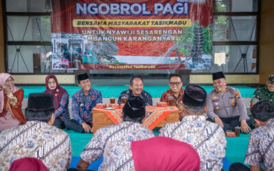 Ngobrol Pagi Bersama Masyarakat Tasikmadu: Nyawiji Sesarengan Mbangun Karanganyar
