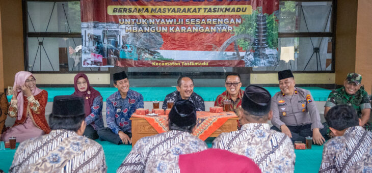 Ngobrol Pagi Bersama Masyarakat Tasikmadu: Nyawiji Sesarengan Mbangun Karanganyar