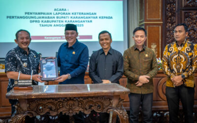 Rapat Paripurna DPRD Karanganyar Bahas LKPJ Bupati Tahun Anggaran 2025 dan Pembentukan Pansus
