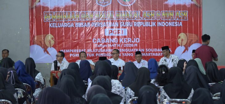 Bupati Karanganyar Hadiri Halal Bihalal PGRI Kerjo, Teguhkan Sinergi dan Semangat Pengabdian Guru