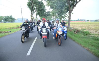 Nyawal Two Stroke Bumi Intanpari, Bupati dan Wakil Bupati Karanganyar Pererat Silaturahmi Komunitas
