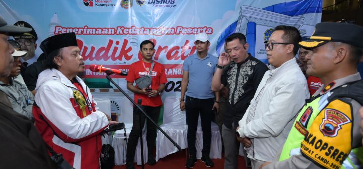 Pemudik Program “Sesarengan Wangsul Karanganyar” Tiba di Kampung Halaman