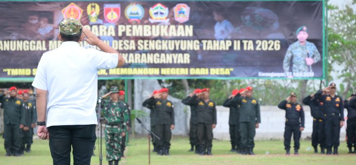 TMMD Sengkuyung Tahap II 2026 Resmi Dibuka di Bulurejo, Perkuat Sinergi Bangun Desa
