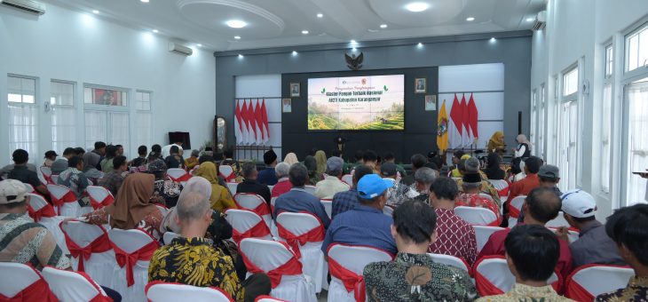 AB2TI Karanganyar Raih Klaster Pangan Terbaik Nasional, Bupati Tegaskan Peran Strategis Petani Milenial