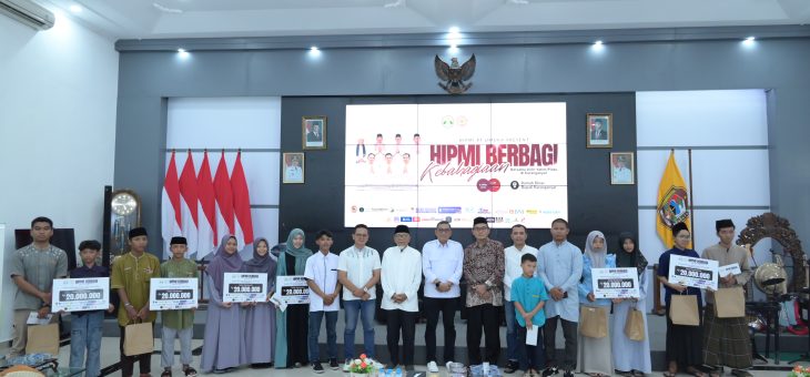 HIPMI Karanganyar Berbagi Kebahagiaan Bersama Lebih dari 100 Anak Yatim Piatu