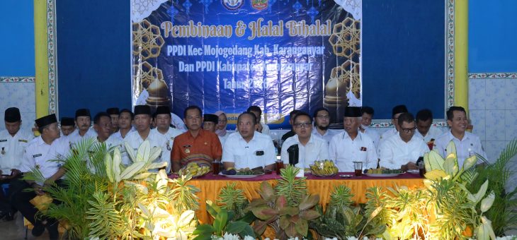 Bupati Karanganyar Hadiri Halal Bihalal dan Pembinaan PPDI Kecamatan Mojogedang